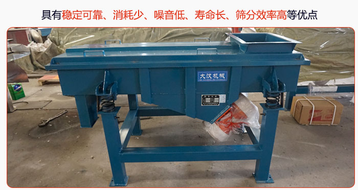 具有穩定可靠、消耗少、噪音低、壽命長、振型穩、篩分效率高等優點